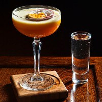 Porn Star Martini Cocktail with Prosecco Shot